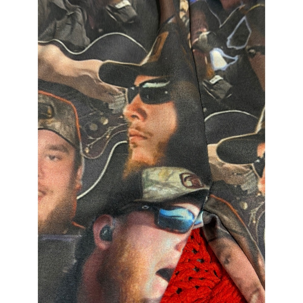 Luke Combs XS  Kids Bell Bottom Pants Country Music Fan Photo Print Flares - Picture 9 of 11